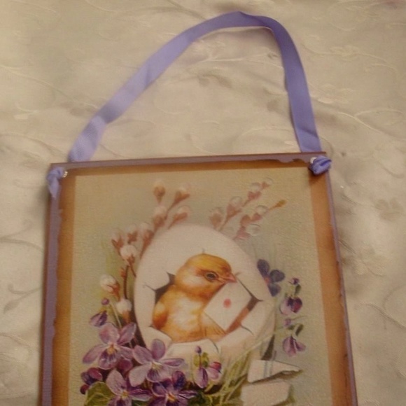 Easter Vintage  Reproduction Postcard Print Hanging Plaque New *CHOICE * - Picture 7 of 7